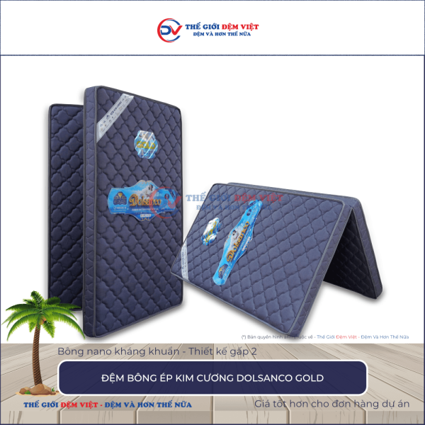 Đệm bông ép Kim Cương Dolsanco Gold